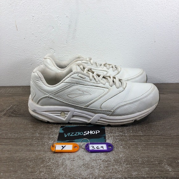 Brooks Addiction Walker White Walking Shoes Women's 9 2E Extra Wide 1200322E111 - Picture 8 of 8